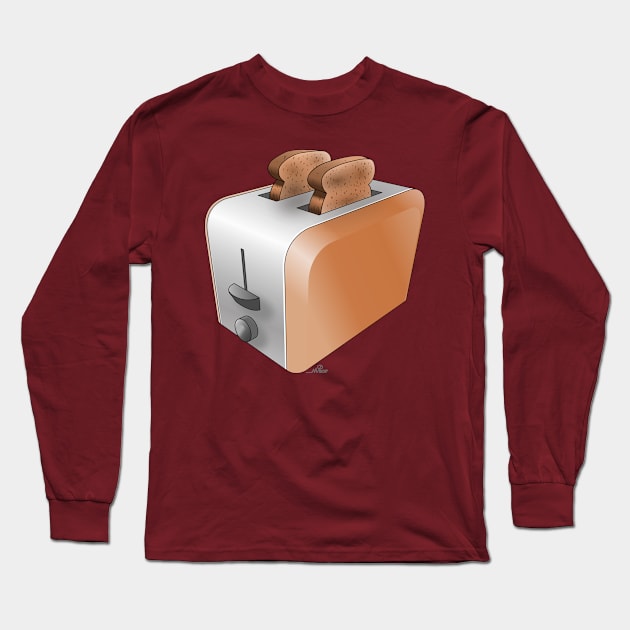 Toaster Long Sleeve T-Shirt by MoCampobasso